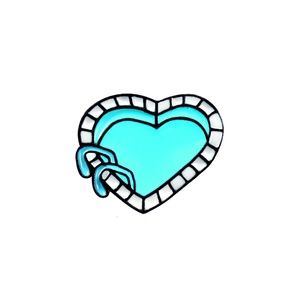 Kawaii Swimming Pool Love Soft Enamel Pin